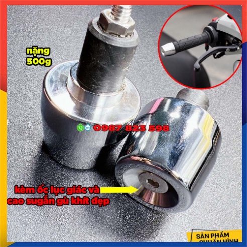 Gù Chống Rung Tay Lái 0.5kg Hàng Zin Tháo Xe SH Lắp Exciter 155 vva Chất Liệu Thép Không Rỉ