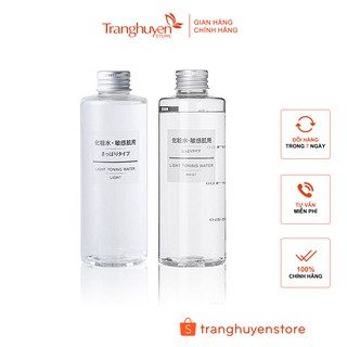 Nước Hoa Hồng Dưỡng ẩm, cấp nước Muji Light Toning Water Light 200ml