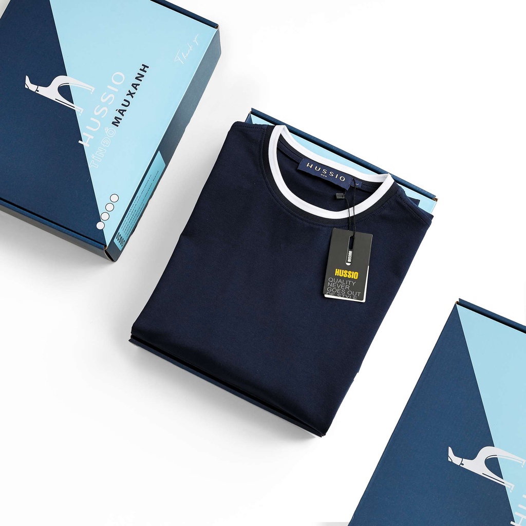 Áo thun nam cao cấp LORYN vải cá sấu cotton xuất xịn, chuẩn form, năng động, trẻ trung - HUSSIO