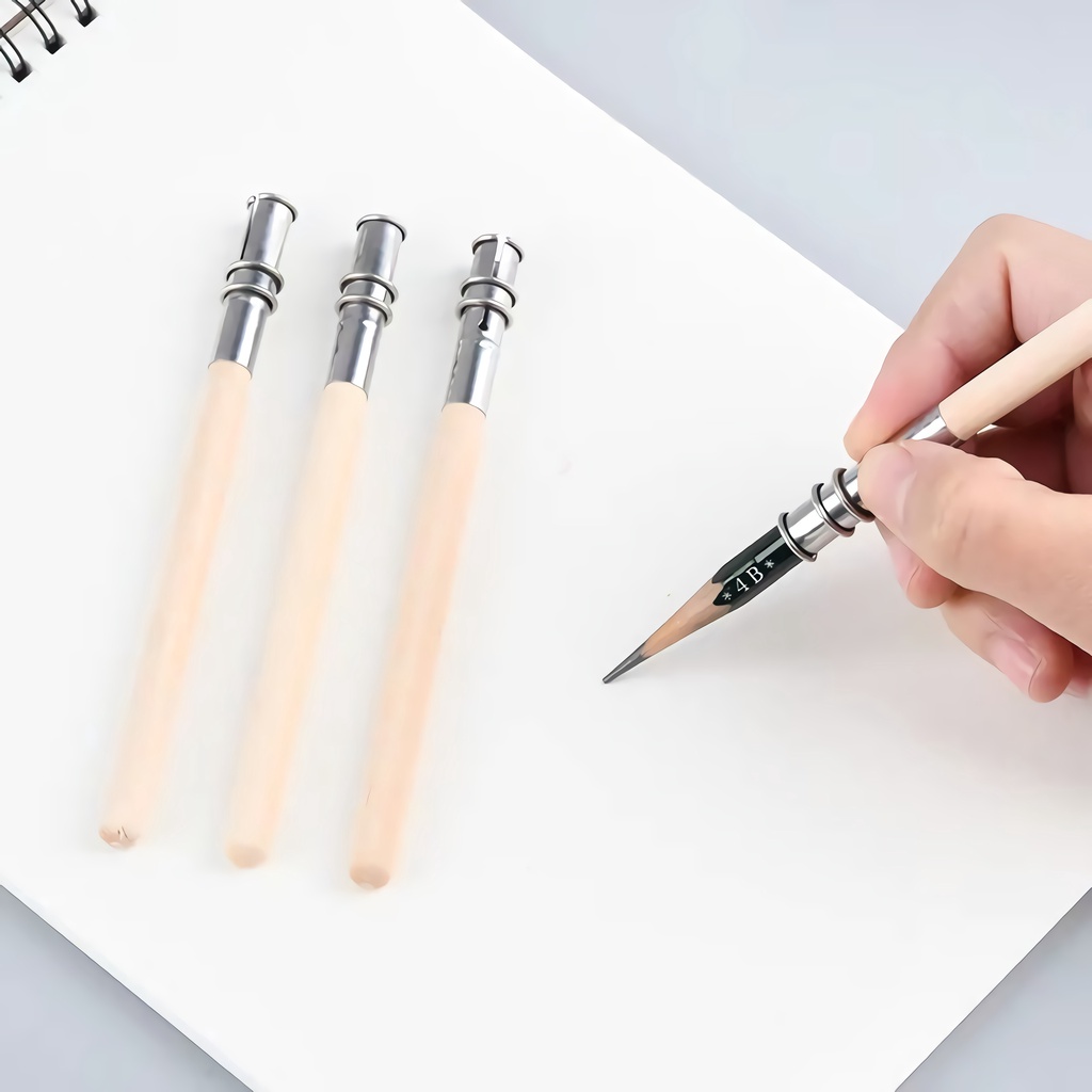 Dụng Cụ Kéo Dài Bút Chì Bằng Kim Loại Tiện Dụng Và Bền