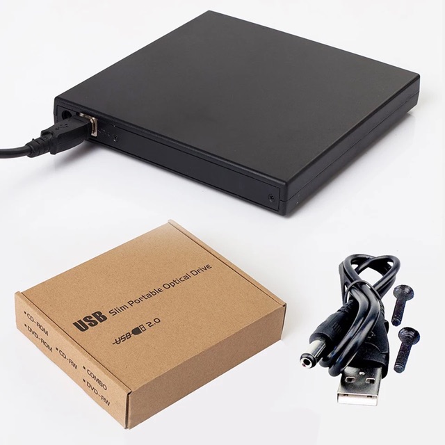 Box DVD Laptop Box DVD Đựng Ổ Đĩa DVD Laptop Gắn Ngoài Qua Cổng USB Loai Mỏng 9.5mm / Dày 12.7mm