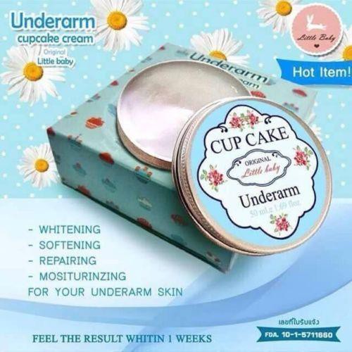 KEM HỖ TRỢ GIẢM THÂM NÁCH, VÙNG BẸN UNDERARM CUPCAKE CREAM NEW 50G CHÍNH HÃNG - 3458