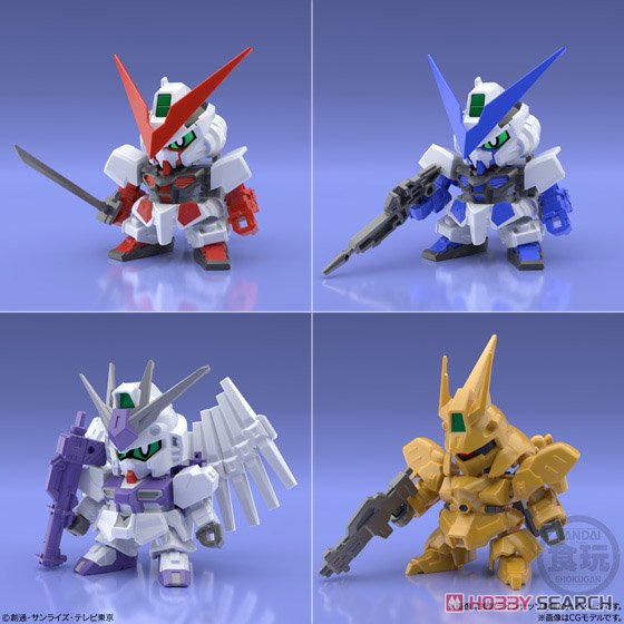 Mô hình Mini Pla Great Shock Gundam Build Divers Shokugan