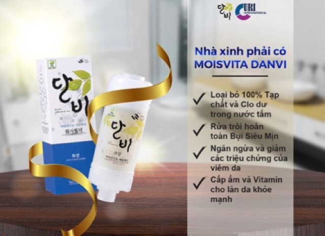 Lõi lọc nước bổ sung vitamin Moisvita DANVI Hàn Quốc