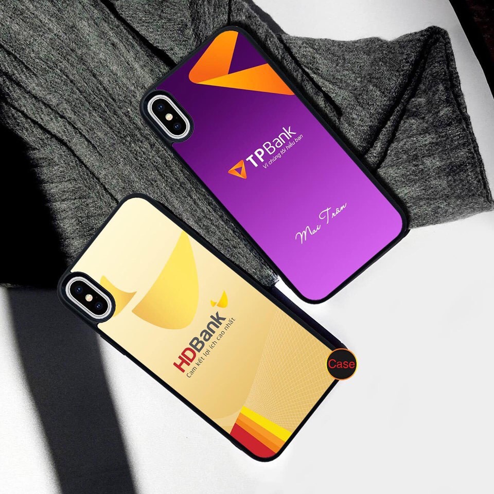 Ốp Logo Ngân hàng phủ gương cường lực in đủ dòng máy OLDB02
