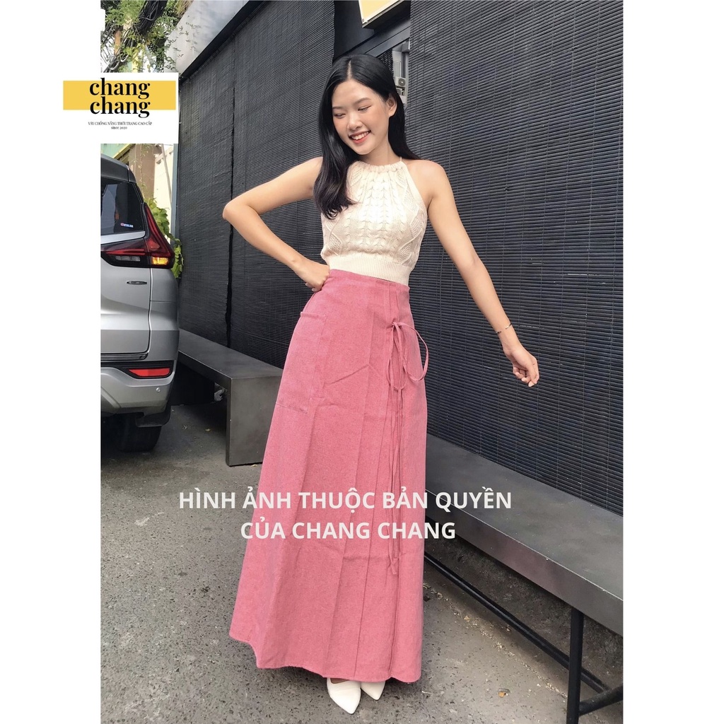 Váy Chống Nắng Lưng Thun Cài Nút Chắc Chắn, Váy Che Nắng Thiết Kế | Chang Chang