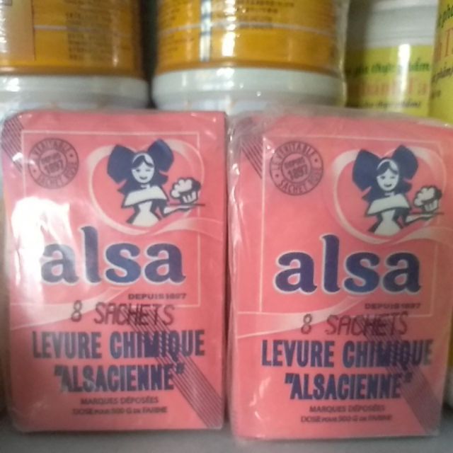 BỘT NỞ ALSA (Bột nổi baking powder) PHÁP gói 11g
