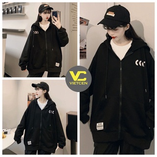 Áo nỉ mũ dây kéo coco áo khoác hoodie unisex hot trend_vietcen