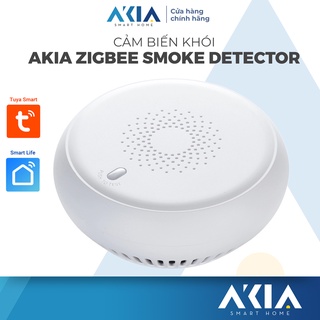 Mua Cảm biến khói AKIA Zigbee - Báo cháy Zigbee  Sensor cực nhạy Photoelectric  Kết nối app Smart Life