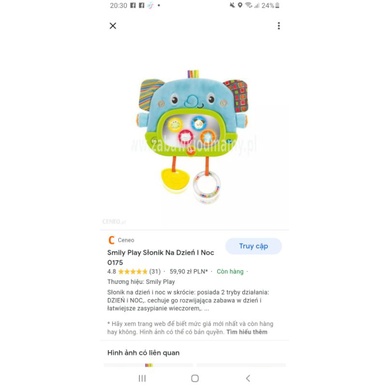 Thanh lý đồ chơi treo nhạc có gương bé siêu mê