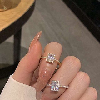 Sang trọng nhẫn đeo tay đính đá zircon thời trang cho nữ