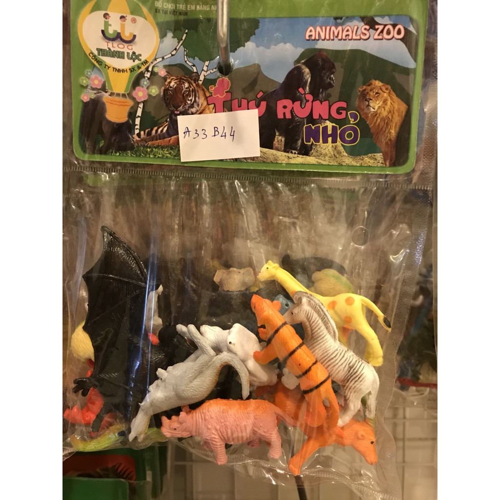 Đồ chơi trẻ em túi thú rừng nhỏ
