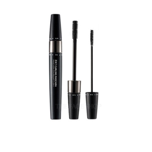 [Hàng mới về] Mascara The Face Shop Hỗ Trợ Làm Cong Mi 8.5g Thiết Kế 2 Trong 1 Tiện Dụng