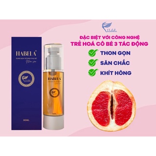 Dung Dịch Vệ Sinh Phụ Nữ Habela Nhân Sâm Làm Sạch Nhẹ Nhàng, An Toàn, Lọ 80ml