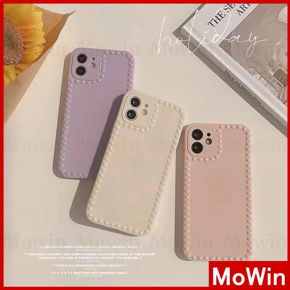 Ốp điện thoại silicon chống trượt khung vuông phối hình trái tim cho iPhone 13 Pro Max 12 Pro Max 11 Pro Max 7 Plus | BigBuy360 - bigbuy360.vn