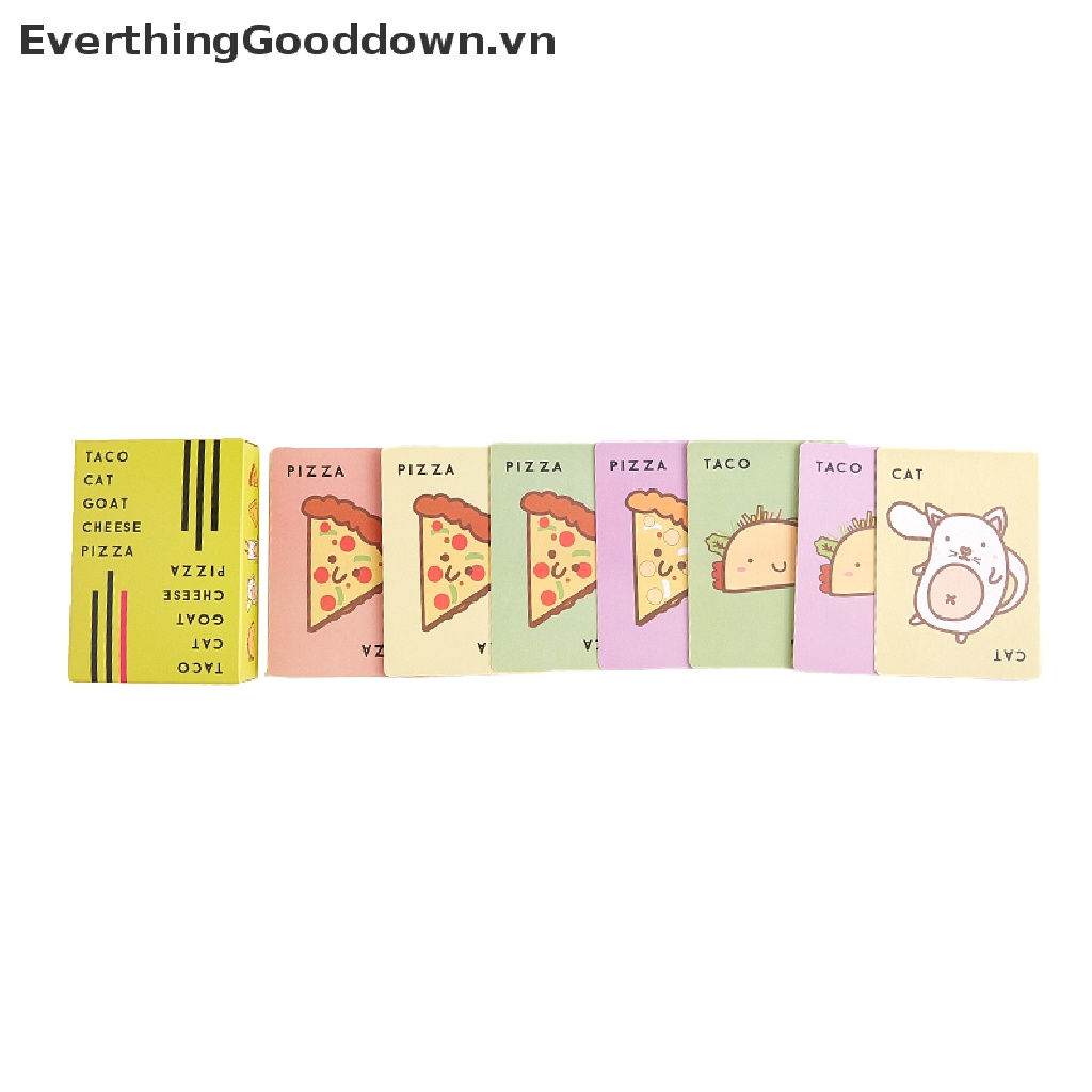 Bộ Thẻ Bài Taco Cat Goat Cheese Pizza Vui Nhộn