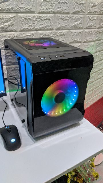 Mini Pc + Màn 24in Cong 75hz | BigBuy360 - bigbuy360.vn