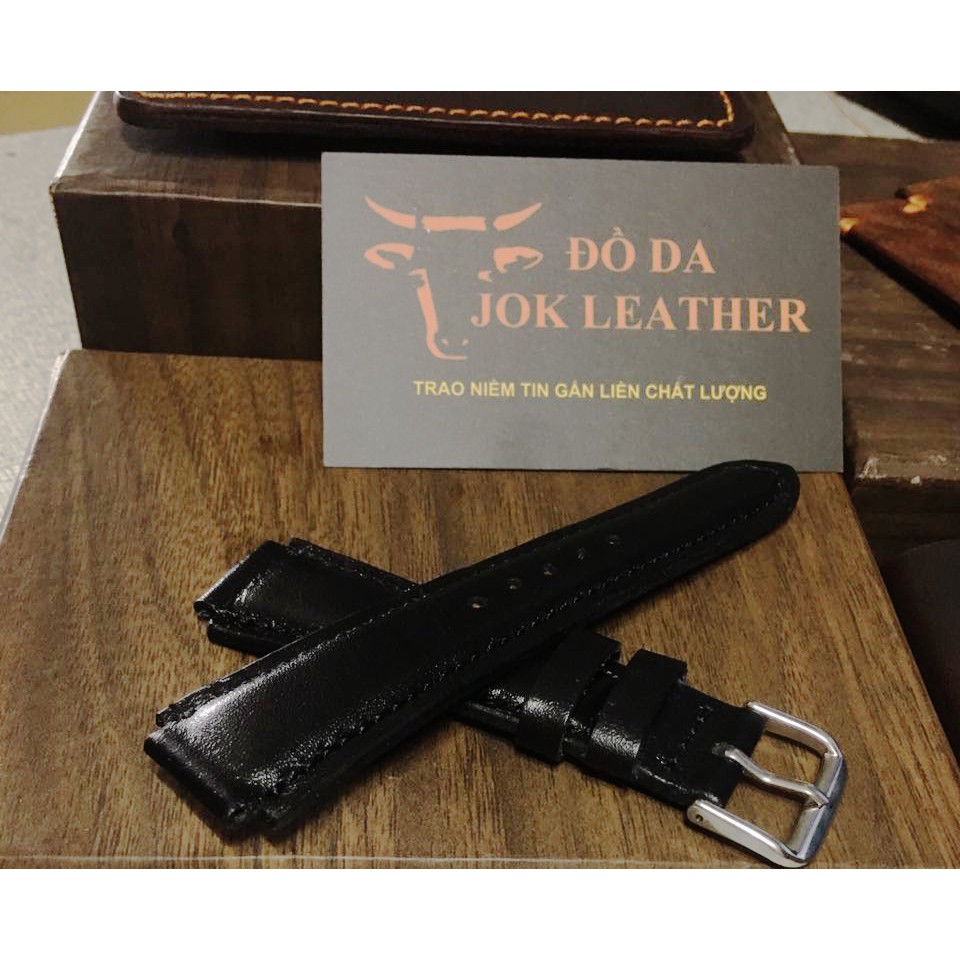 Dây Da Đồng Hồ Casio ae1200 whd màu đen kèm khóa