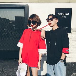 Hoodie Cá Tính Đỏ Trắng và Đen Đỏ