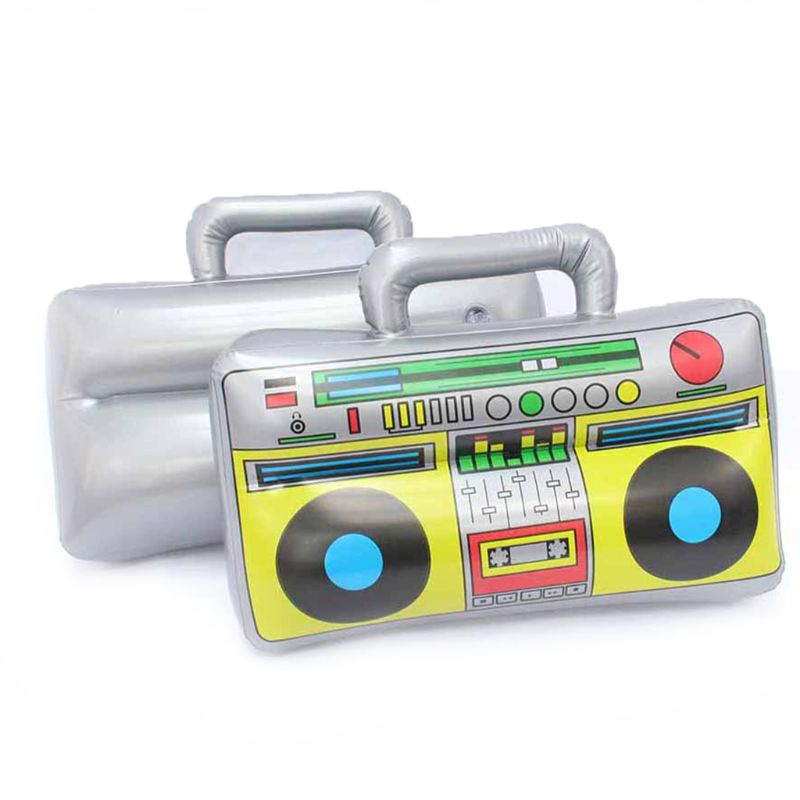 Bong Bóng PVC Bơm Hơi Hình Máy Ghi Âm Phát Nhạc Cổ Điển Trang Trí Nhà Cửa / Tiệc Tùng /