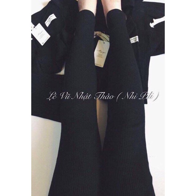 Quần legging gân tăm chữ quảng châu (kho sỉ) | BigBuy360 - bigbuy360.vn