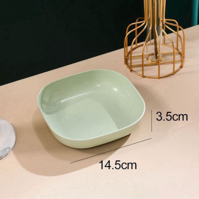 Set 8 Chiếc Đĩa Lúa Mạch Mẫu Mới Tone Màu Pastel Ngọt Ngào /Combo 8C Đĩa Lúa Mạch