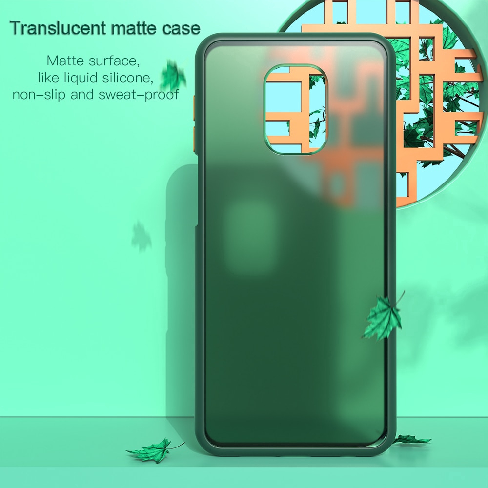 Ốp điện thoại silicon nhám chống sốc chống bám vân tay cho Xiaomi Redmi Note 9 Pro MAX 9S