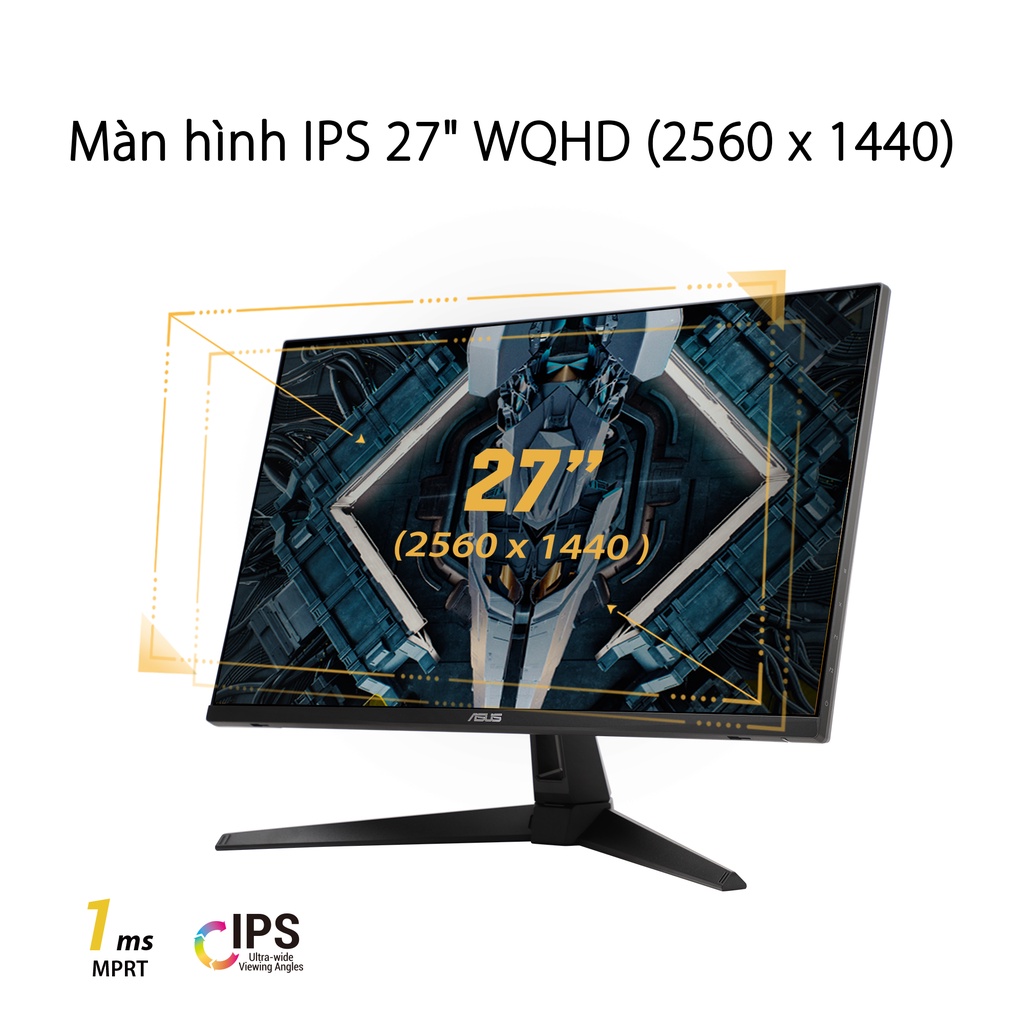 Màn hình ASUS TUF Gaming VG27AQ1A 27 inch WQHD IPS/250 nits/16:9/170Hz/1ms - Hàng Chính Hãng