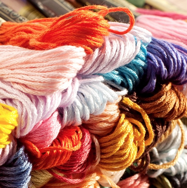 Gói chỉ thêu nhiều màu dụng cụ may vá handmade
