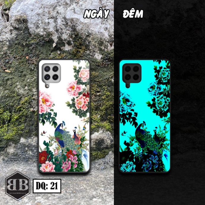 Ốp lưng kính Dạ Quang Samsung Galaxy A22 4G phát sáng trong đêm chống xước tốt