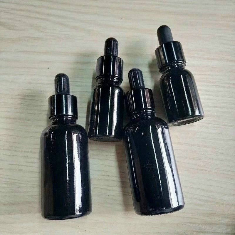 Chai chiết tinh dầu nắp bóp giọt - Chai Serum màu trắng trong / màu nâu / màu xanh.