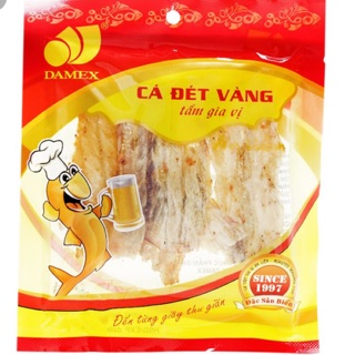 Cá đét vàng tẩm gia vị Damex gói 20g