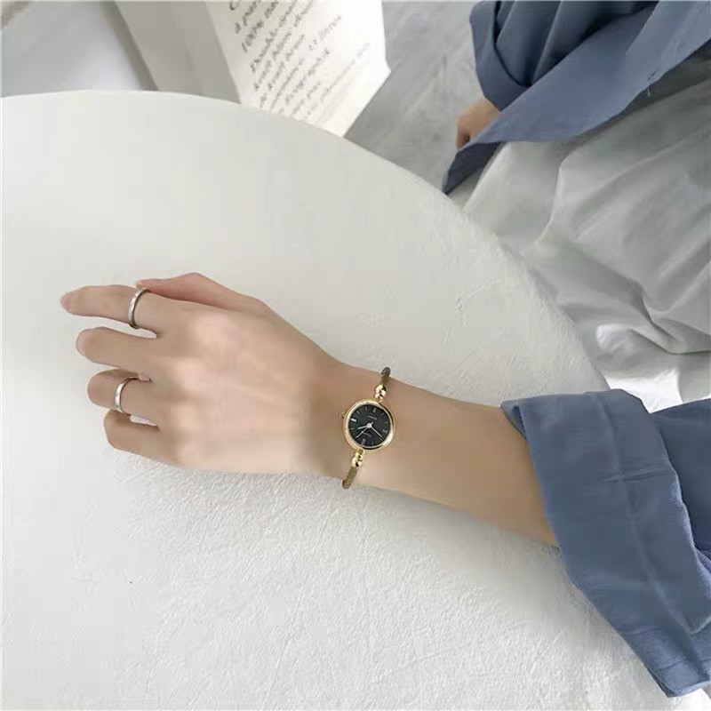 Đồng hồ nữ Ulzzang dây kim loại 3 kim | BigBuy360 - bigbuy360.vn