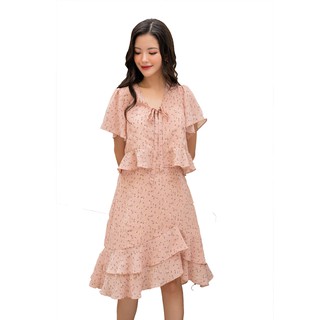 OLV - Áo và chân váy Rosewater Floral Set