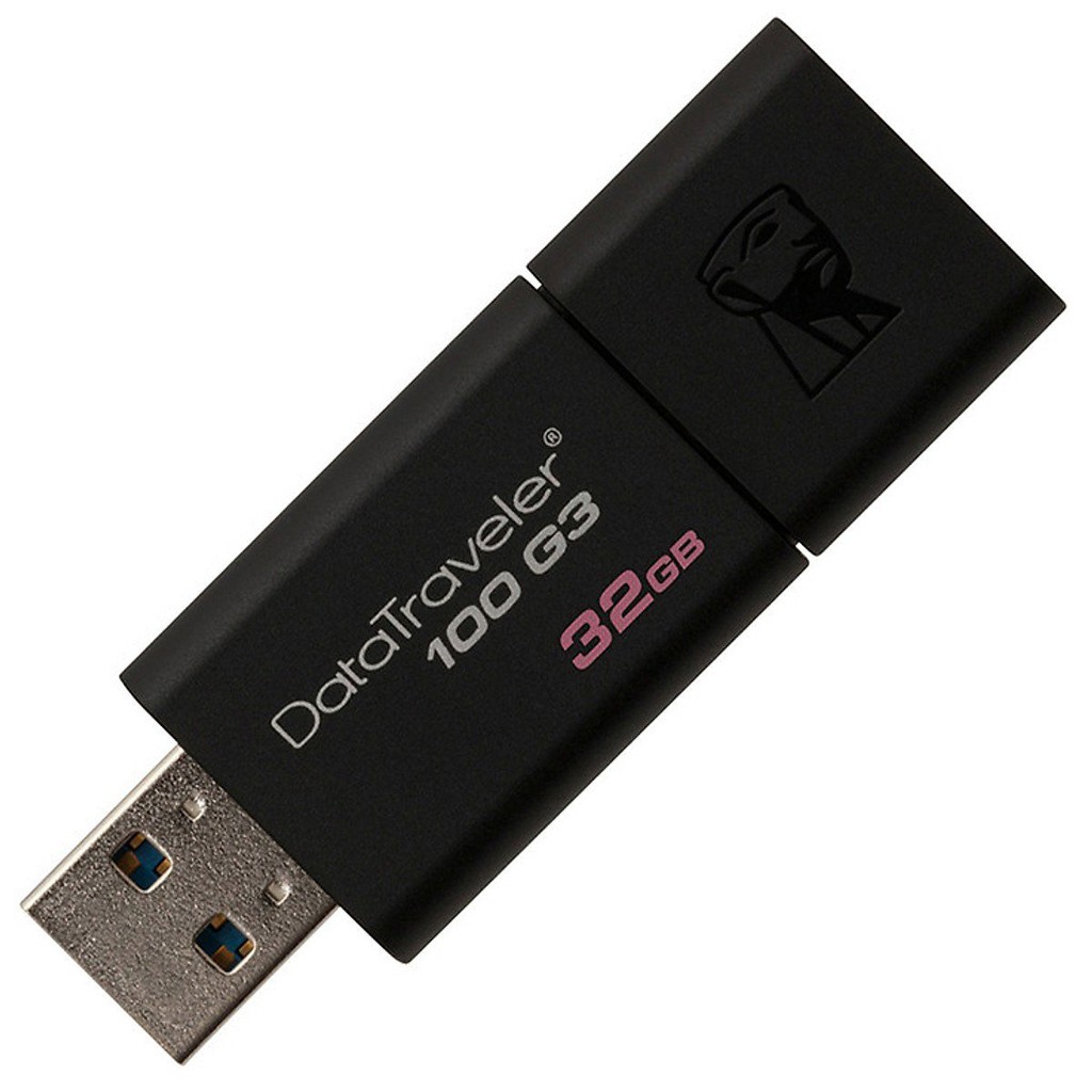 USB Kingston 32GB DT100G3 USB 3.0 Hàng Chính Hãng Bảo hành 5 năm kèm hỗ trợ kỹ thuật miễn phí