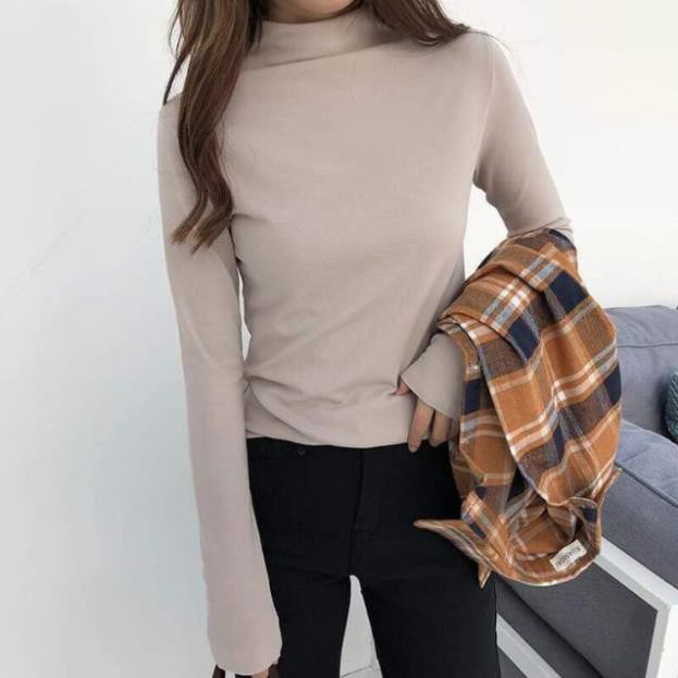 ÁO GIỮ NHIỆT LÓT NỈ cổ 3 phân { Bán Sỉ } | BigBuy360 - bigbuy360.vn