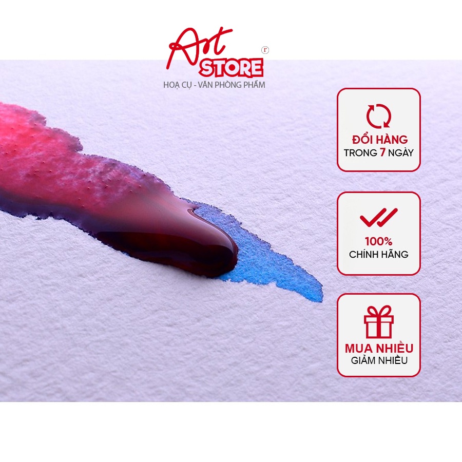 Giấy Vẽ Màu Nước Baohong 100% cotton  Khổ A5/A4/A3
