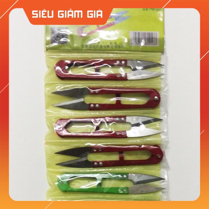 Vỉ 12 kéo bấm chỉ tiện dụng - Vỉ nhiều màu