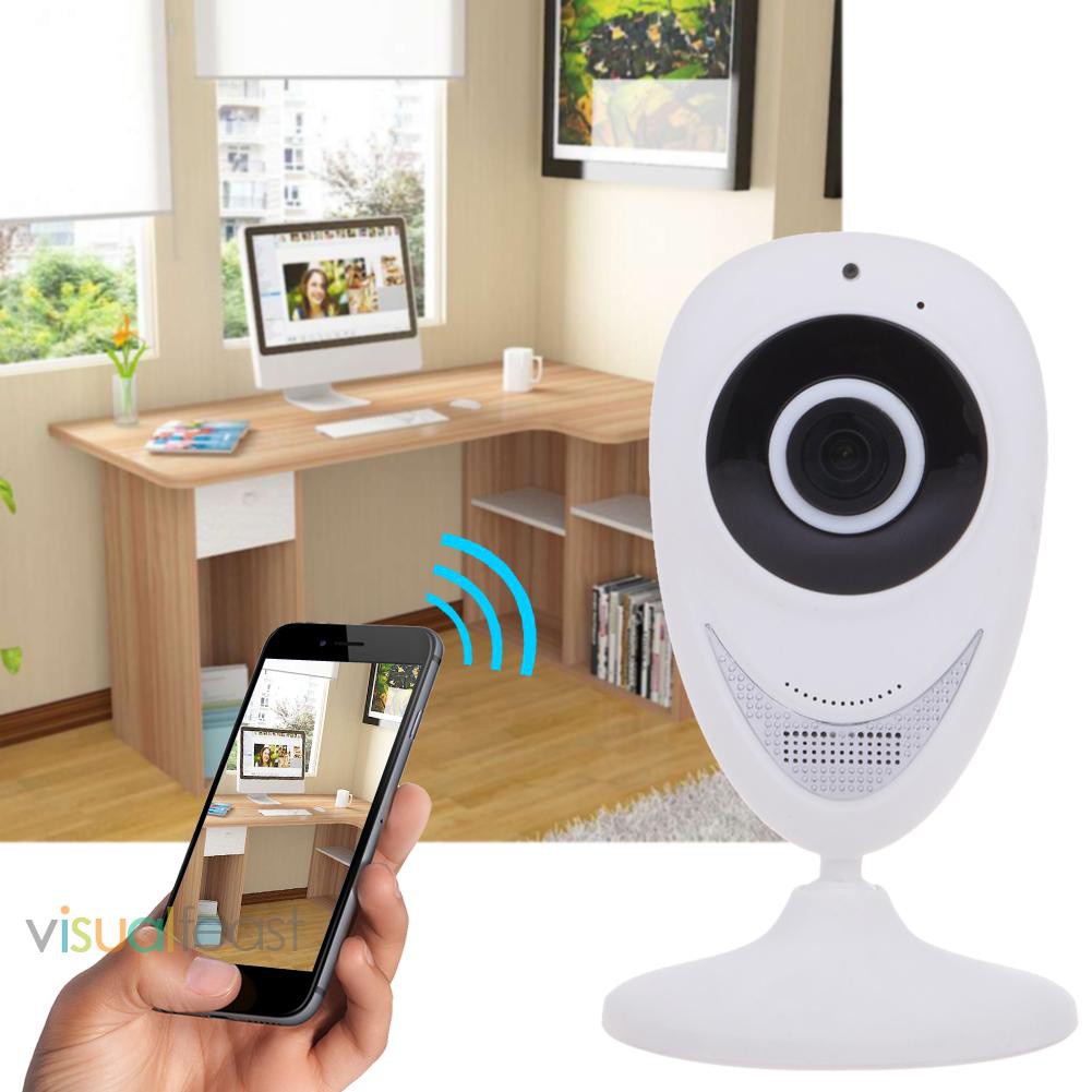 Camera Giám Sát Thông Minh Không Dây 180 Độ Kết Nối Wifi -125222