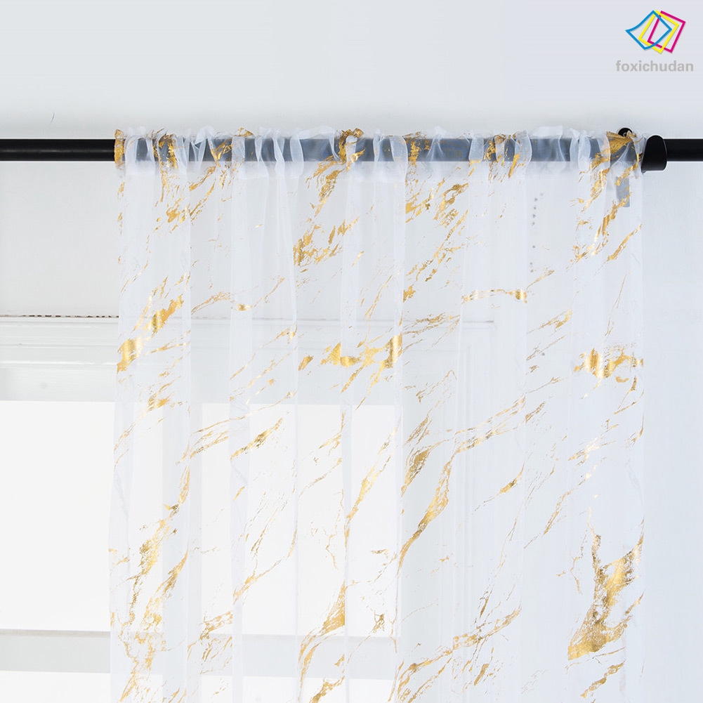 Rèm Cửa In Họa Tiết Đá Cẩm Thạch Cỡ 100x200cm