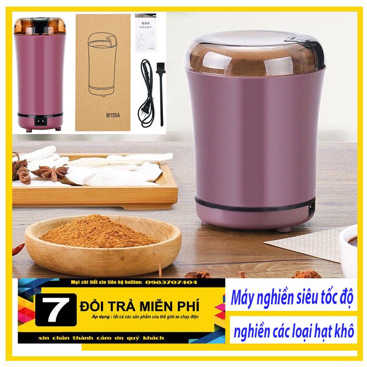 Máy Nghiền Đồ Khô Xay Các Loại Hạt,Ngũ Cốc CaFe Gạo Nếp Siêu Tốc - Máy Say Hạt Siêu Tốc