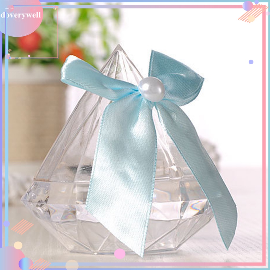 Hộp Đựng Kẹo Hình Viên Kim Cương Độc Đáo Trang Trí Tiệc Cưới DIY