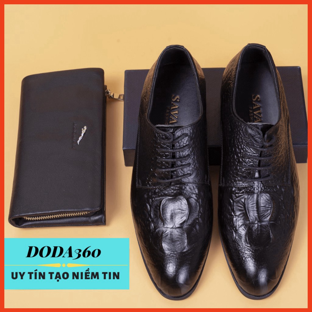 [100% DA THẬT] GIÀY TÂY NAM ĐẸP 100% DA BÒ THẬT- BH DA 2 NĂM- SHOP DODA360 CHUYÊN GIÀY DA NAM, GIÀY DA BÒ THẬT-GT114