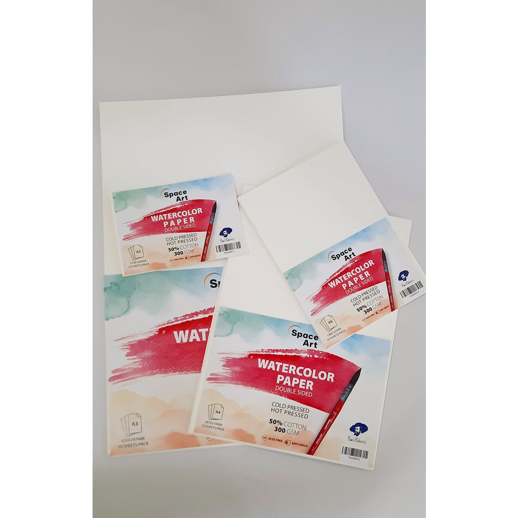 Giấy Vẽ Màu Nước Paul Rubens 300Gsm 50% Cotton