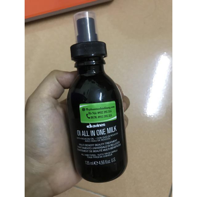 SỮA DƯỠNG TÓC ĐA NĂNG CHO MỌI TÓC  DAVINES ALL IN ONE MILK 135ML