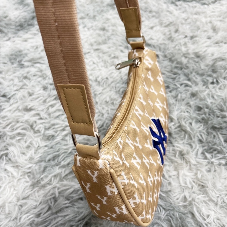 [TỔNG HỢP + VIDEO THẬT ]Túi Đeo Vai / Túi kẹp nách NY MLB Monogram Jacquard Hobo Black | HÀNG XUẤT DƯ XỊN | CÓ SẴN