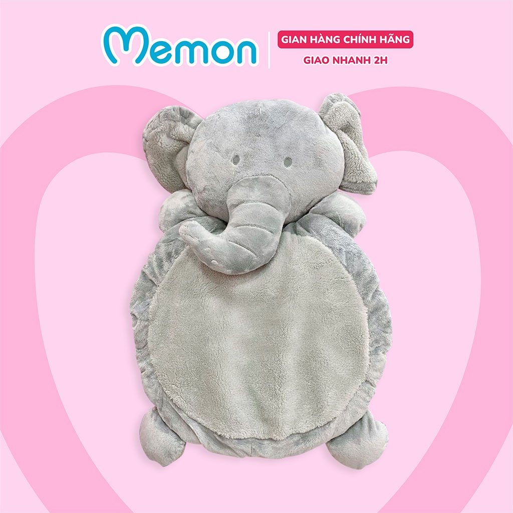 Đệm Hình Voi Xám Nhồi Bông Cao Cấp Memon