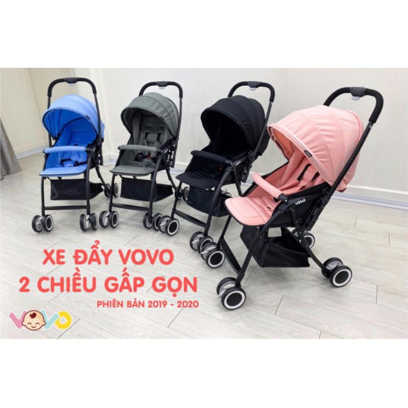 Xe đẩy Vovo 2 chiều gấp gọn