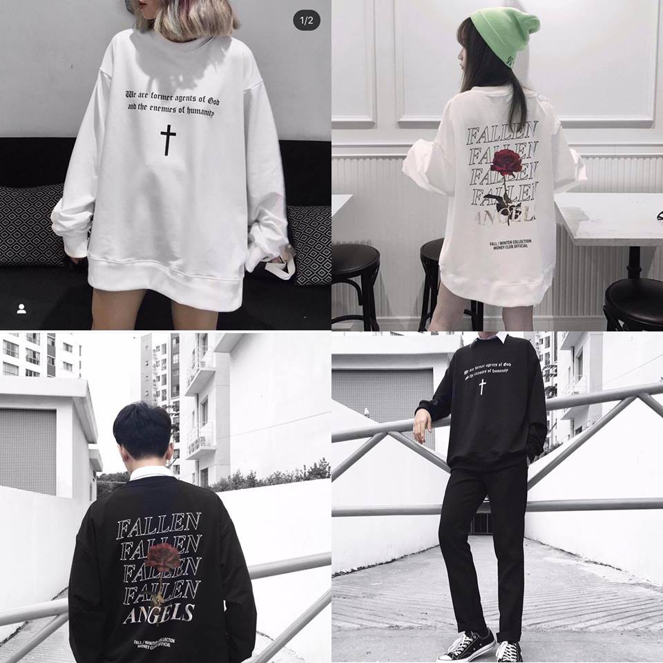 Áo dày tay Sweater Fallen
