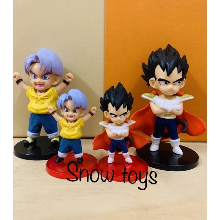 Mô hình Dragon Ball - WCF 13 nhân vật hồi nhỏ - Goku Gohan Goten Vegeta Trunks Bulma Piccolo Krillin Pan Upa Cao 8 -12cm